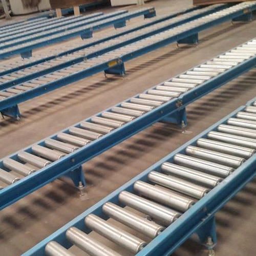 Devanshi Engineering SS Straight Gravity Roller Conveyor, For Paper Mill Industry, Length : 10-20 Feet