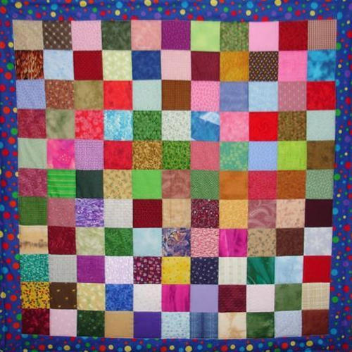 Cotton Kantha Quilt, Pattern : Hand Block Print