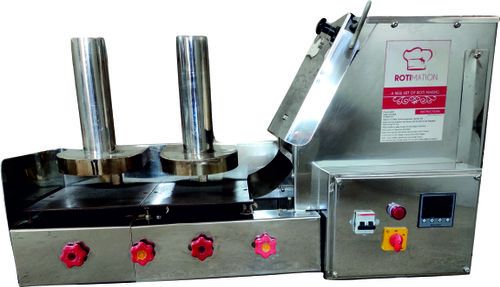 Compact Chapati Making Machine Double Burner