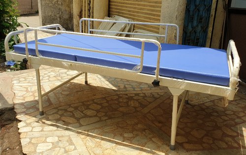 Coated Semi Fowler Hospital Bed, Color : IVORY