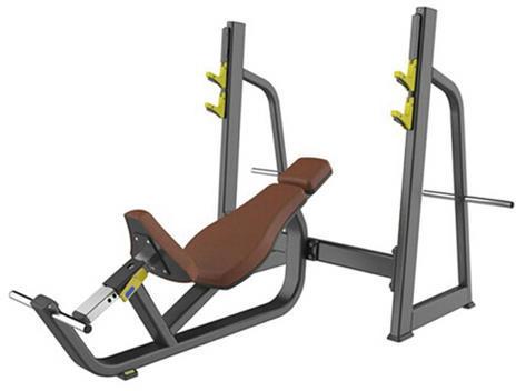 Mild Steel olympic incline bench, Size : 1632 mm x 1658 mm x 1373 mm