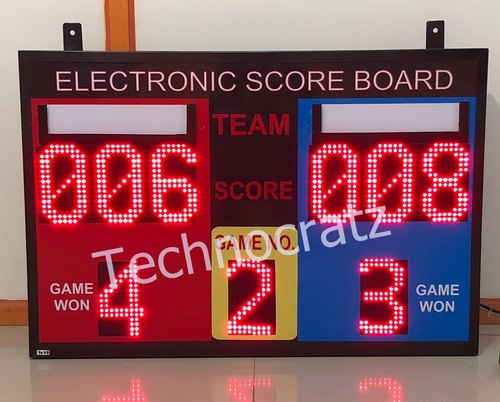 Rectangle electronic scoreboards