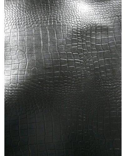 Crocodile Leather, Color : Black