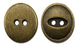 Brown Metal Sewing Buttons