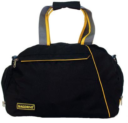 Bagdrive Unisex Gym Bag, Color : Black Color