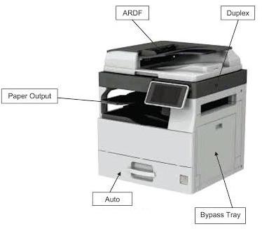 Ricoh colour laser printer, Voltage : 220 - 240 V