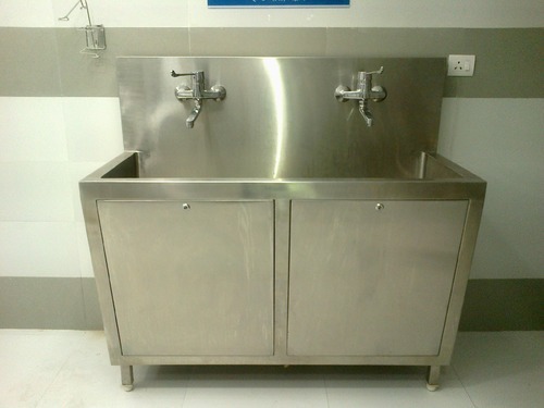 Surgical Scrub Sink, Color : Stainless Steel