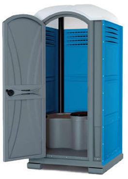 FRP Blue Biodegradable Portable Toilet, for Kiosk, Shop, etc, Feature : Easily Assembled, Eco Friendly