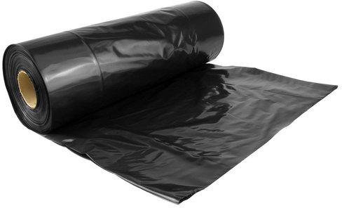 Plain Plastic Black Garbage Bag Rolls