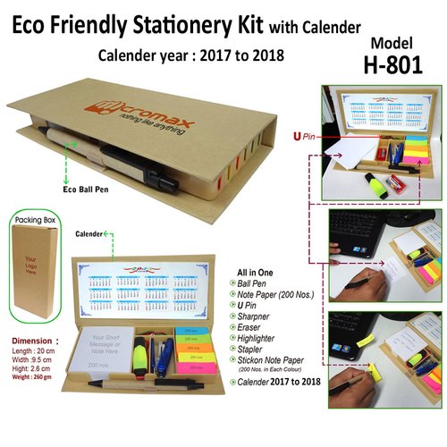 Brown Eco Stationery Kit