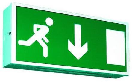 Emergency Exit Route Signage Board