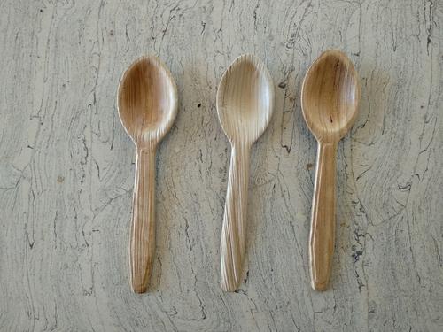 Areca Leaf Spoon, Pattern : Plain