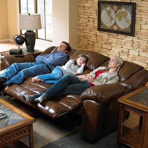 3 Seater Recliners Sofa, Color : Brown