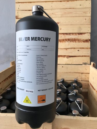 Virgin silver liquid mercury 99.999%