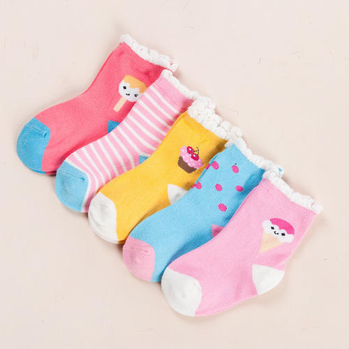 Cotton Fancy Children Socks, Pattern : Printed