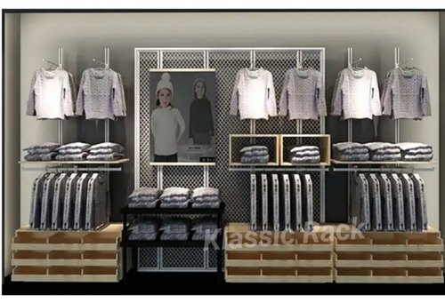 Shopping Mall Garment Display Rack