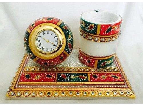 Polished Marble Handicrafts, For Decoration, Gifting, Size : 6*4