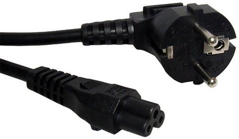 Computer Power Cable, Color : Black