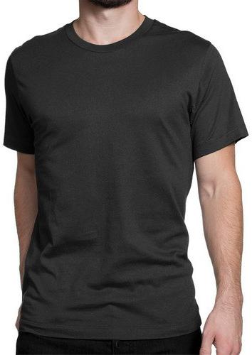 Round Neck Plain T-shirt, Size : M