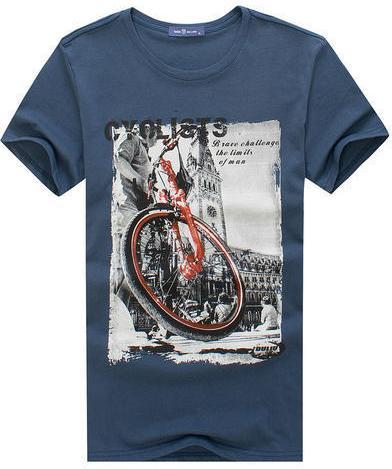 Cotton Mens Printed T-Shirts, Size : L, XL, XXL