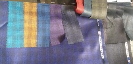 Checked Suiting Fabric