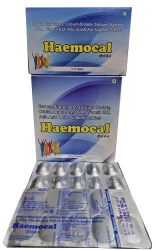 Haemocal Folic Acid Tablets, Packaging Type : Alu Alu