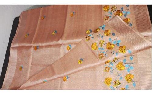  Digital Printed Linen Saree, Occasion : Casual Wear