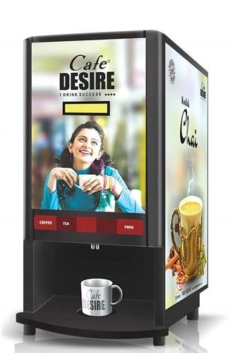 Cafe Desire 10-50kg Double Option Vending Machine, Voltage : 220V, 240V