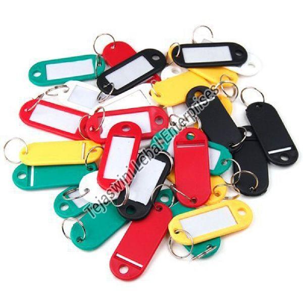 Multishape Polished Rubber Bag Keychain, for Promotional, Pattern : Plain