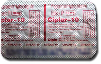 Ciplar 10 Tablets, Packaging Type : Strips