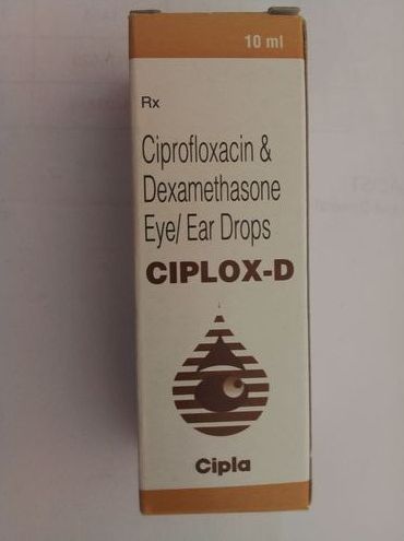 Ciplox-D Eye/Ear Drops, Sealing Type : Dropper