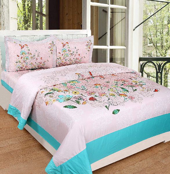 Cotton Designer Bed Sheet, for Home, Hotel, Size : Multisizes
