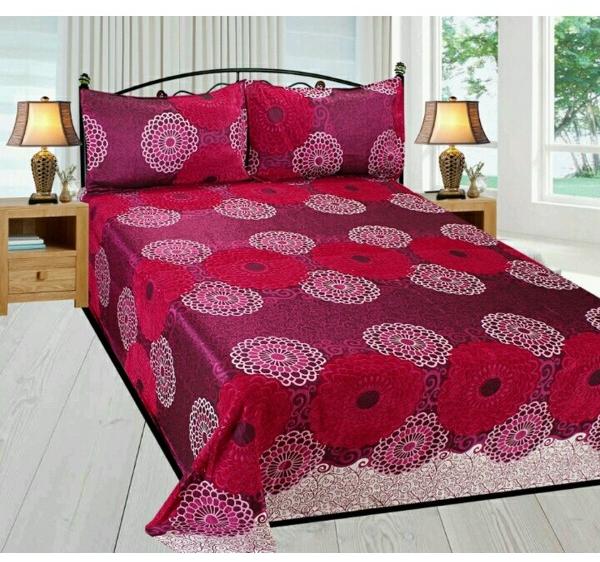 Cotton fancy bed sheet, for Home, Hotel, Size : Multisizes