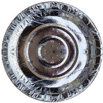 120 GSM Silver Laminated Paper Plate