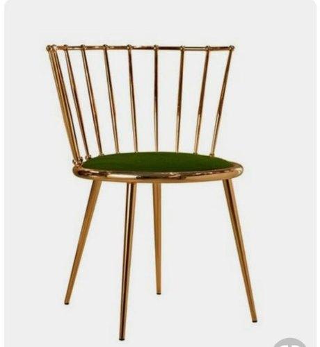 Designer Iron Chair, Color : Brown