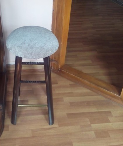  Wooden Bar Stool, Color : Brown