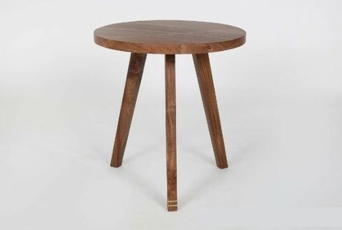  Wooden Side Stool, Size : 45x33 cm