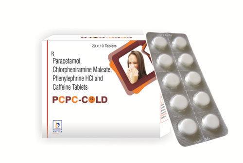 PCPC Cold Tablets, Packaging Type : Box