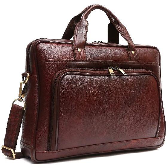 Plain Leather Office Bag, Feature : Durable, Shiny Look