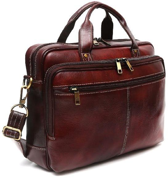 Plain Leather Office Shoulder Bag, Feature : Classy Design, Easy Wash