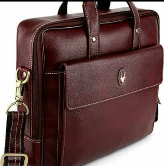 Plain Leather Stylish Office Bag, Feature : Adjustable Strap