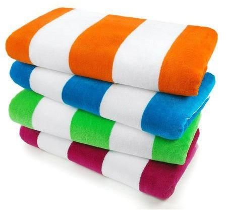 Cotton Beach Towels, Shape : Rectangle