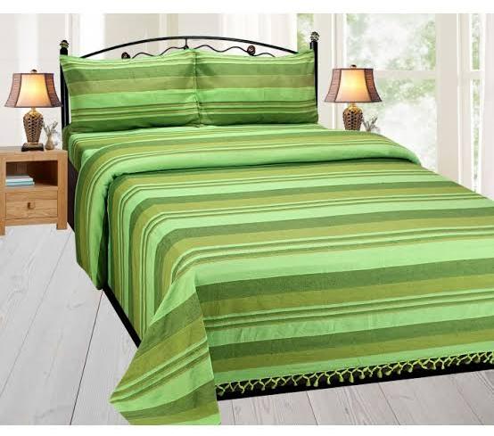 Striped Cotton Handloom Bedsheet, Feature : Easily Washable