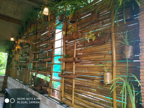 Bamboo Fencing, For Decorative, Garden, Color : Natural