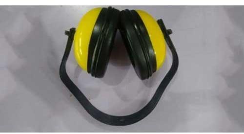 PVC Ear Muffs, Color : Yellow Black