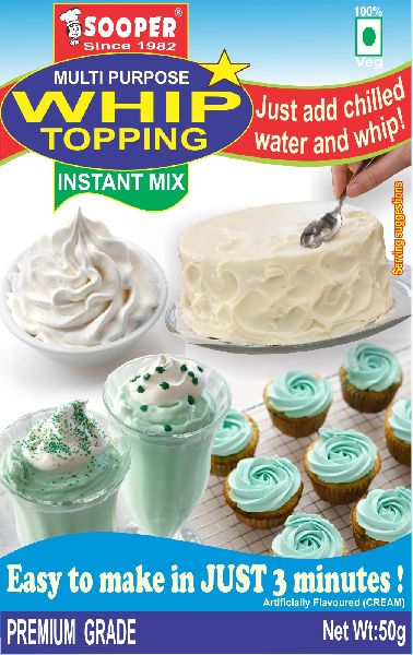 Organic Whipped Cream Instant Mix, Shelf Life : 3 Months