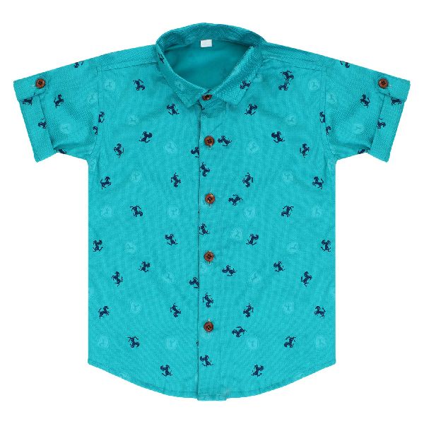 Printed Cotton Kids Stylish Shirt, Feature : Breathable