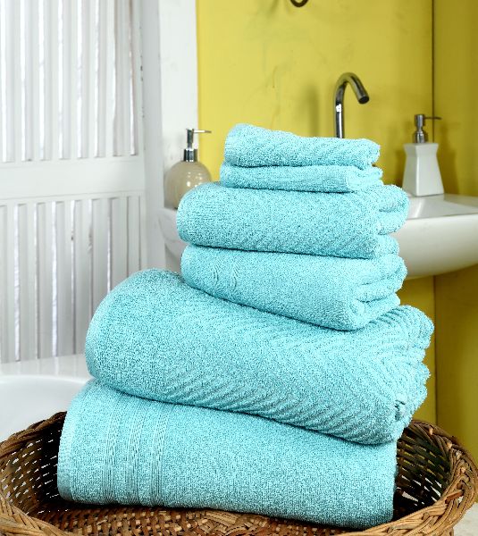 Turquoise Bath Towels Manufacturer in Panipat Haryana India by Fash ...