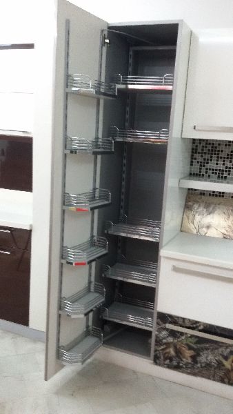 Coated Wooden Shelf Pantry Unit, for Home Use, Feature : Bright Shining, Hard Structure, Long Life