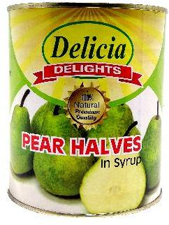Common Canned Pear Halves, for Eating, Style : Fresh